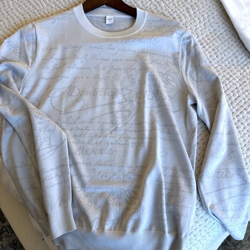 Beautiful Berluti Men’s sweater - Worn 1 time then cleaned and stored